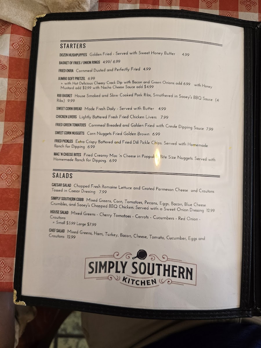 Menu Simply Southern Kitchen-10