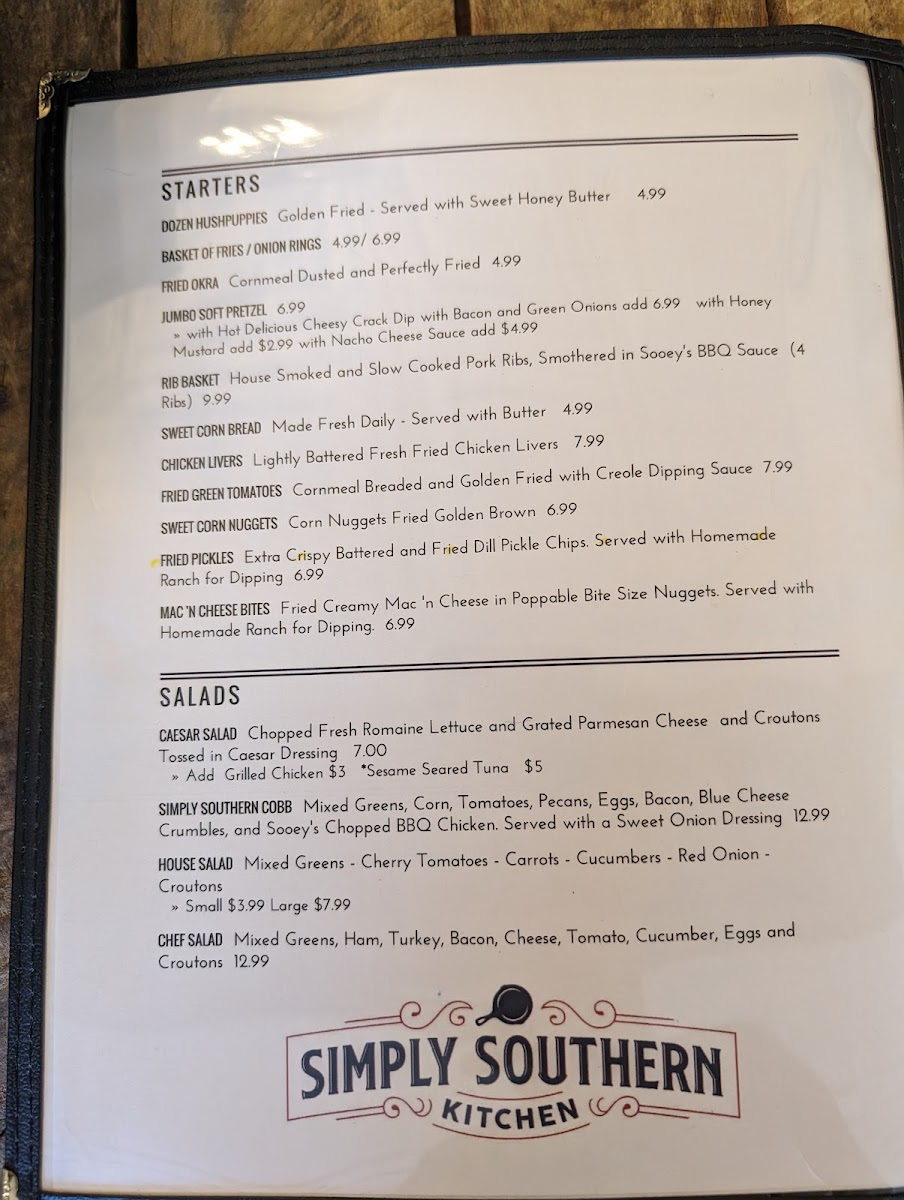 Menu Simply Southern Kitchen-3