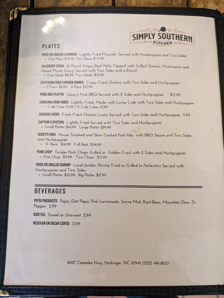 Menu Simply Southern Kitchen-4